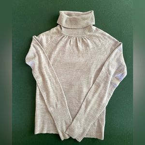 Take Out Gray Turtleneck Sweater.  
NWOT